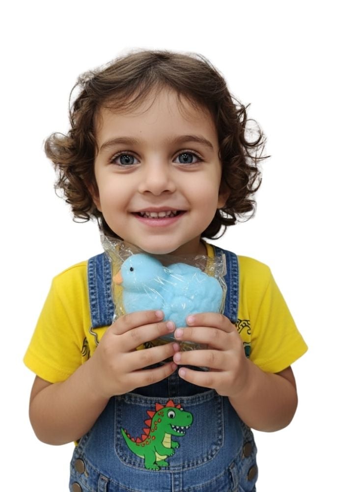 Premium Soft Blue Duck Mini Figure Toy – Cute Rubber-Style Cartoon Duck Collectible for Kids & Home Decor - Image 3